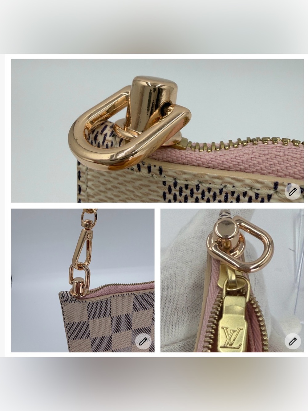Louis Vuitton Damier Azur Neverfull Pouch - Picture 12 of 15